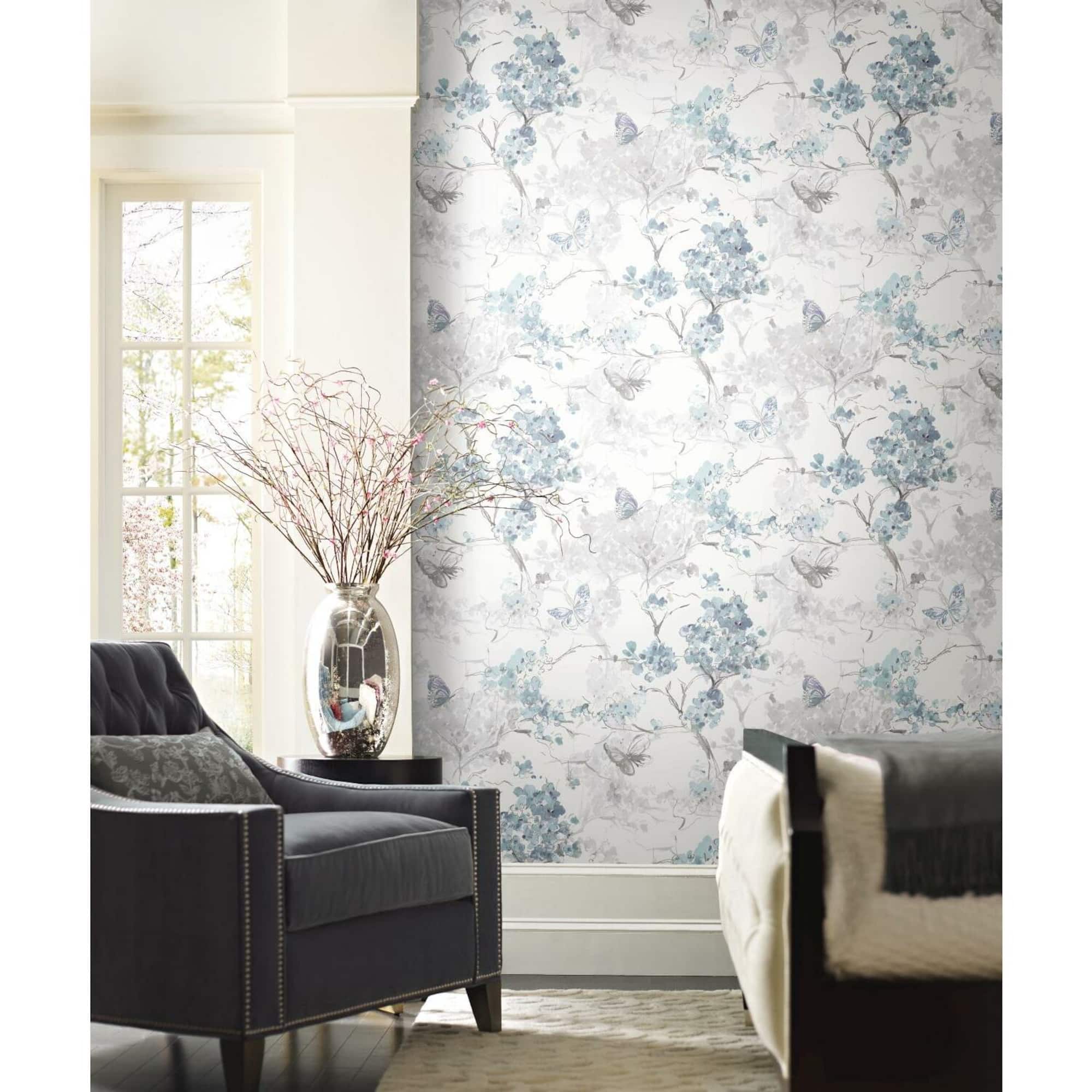 RoomMates Cherry Blossoms Peel & Stick Wallpaper